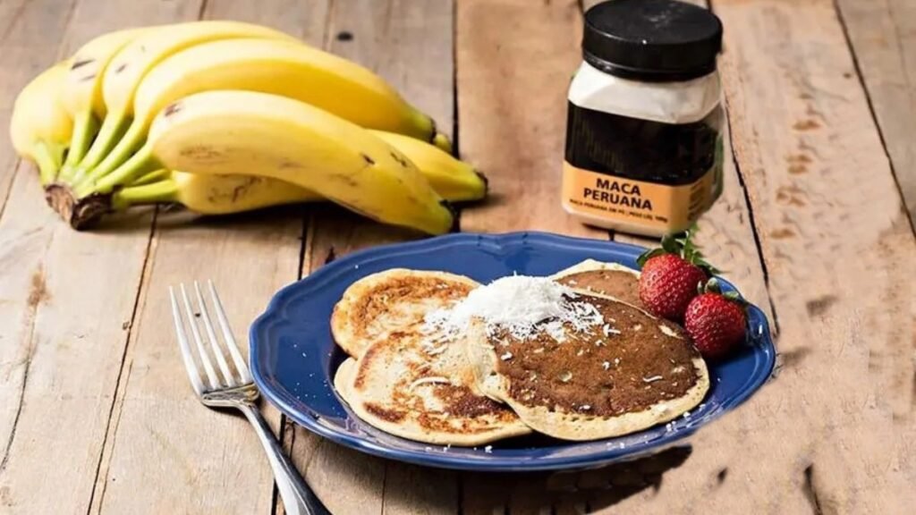 Receita panqueca maca peruana